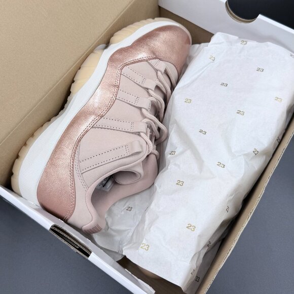 Wmns Air Jordan 11 Retro Low 'Rose Gold' - Picture 2 of 12